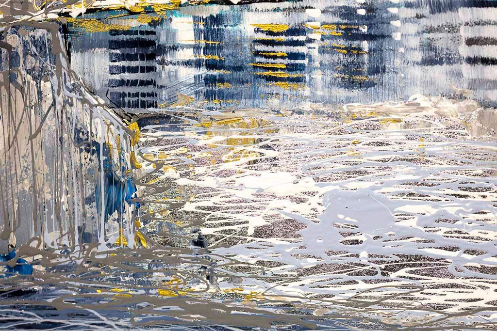 Views over Tower Bridge - Original - SOLD by artist Simon Wright - Wyecliffe Galleries