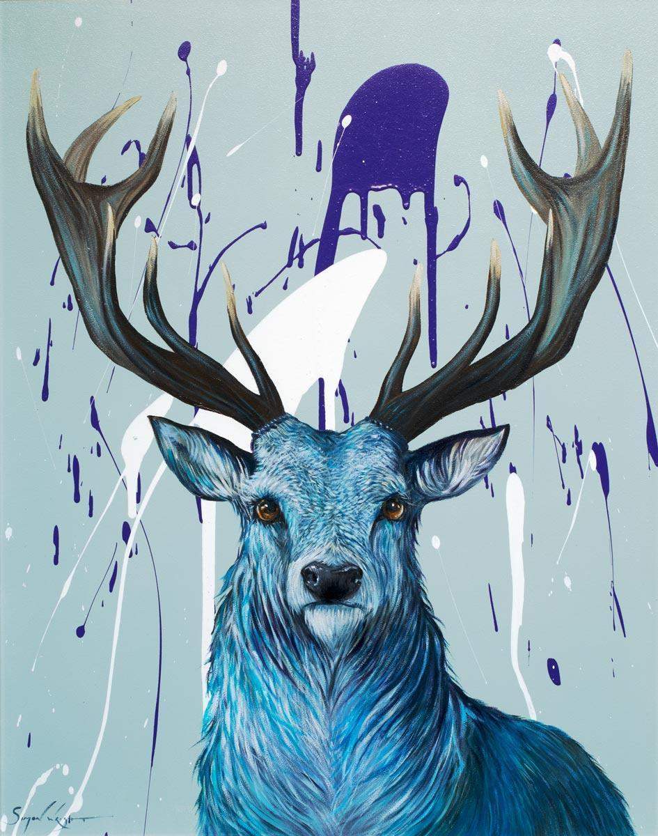 Walter - Original - SOLD by artist Simon Wright - Wyecliffe Galleries