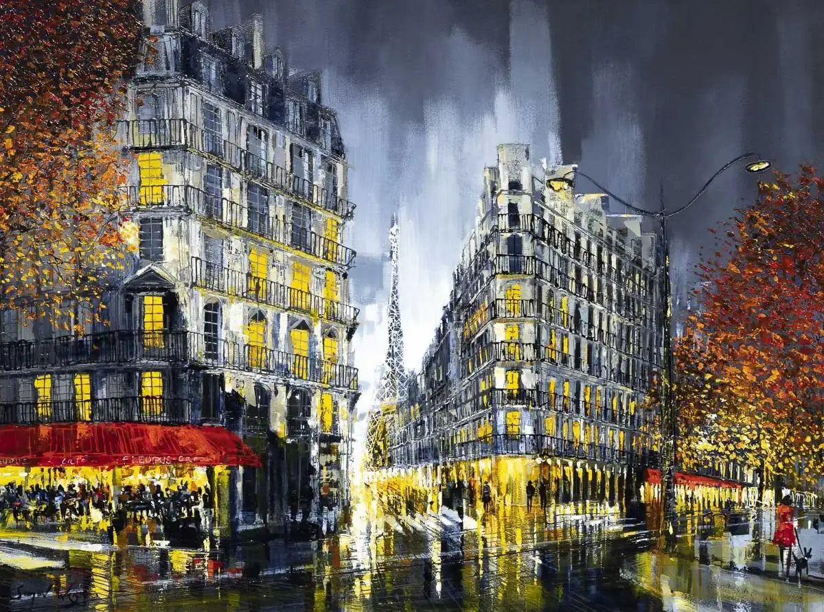 We'll Always Have Paris - Original - SOLD by artist Simon Wright - Wyecliffe Galleries