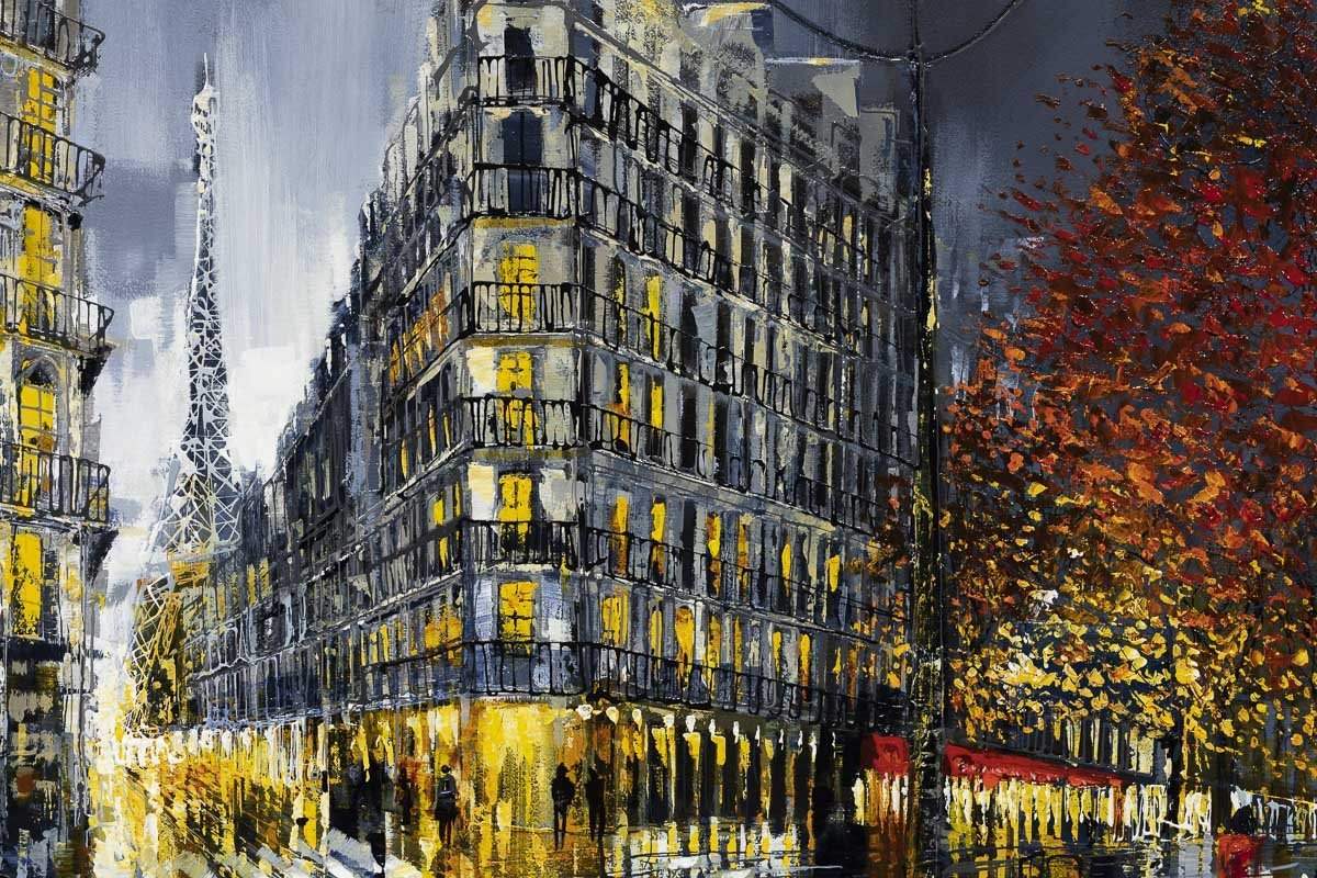 We'll Always Have Paris - Original - SOLD by artist Simon Wright - Wyecliffe Galleries