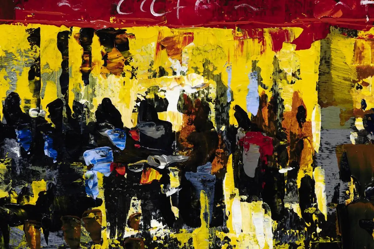 We'll Always Have Paris - Original - SOLD by artist Simon Wright - Wyecliffe Galleries