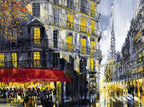 We'll Always Have Paris - Original - SOLD by artist Simon Wright - Wyecliffe Galleries