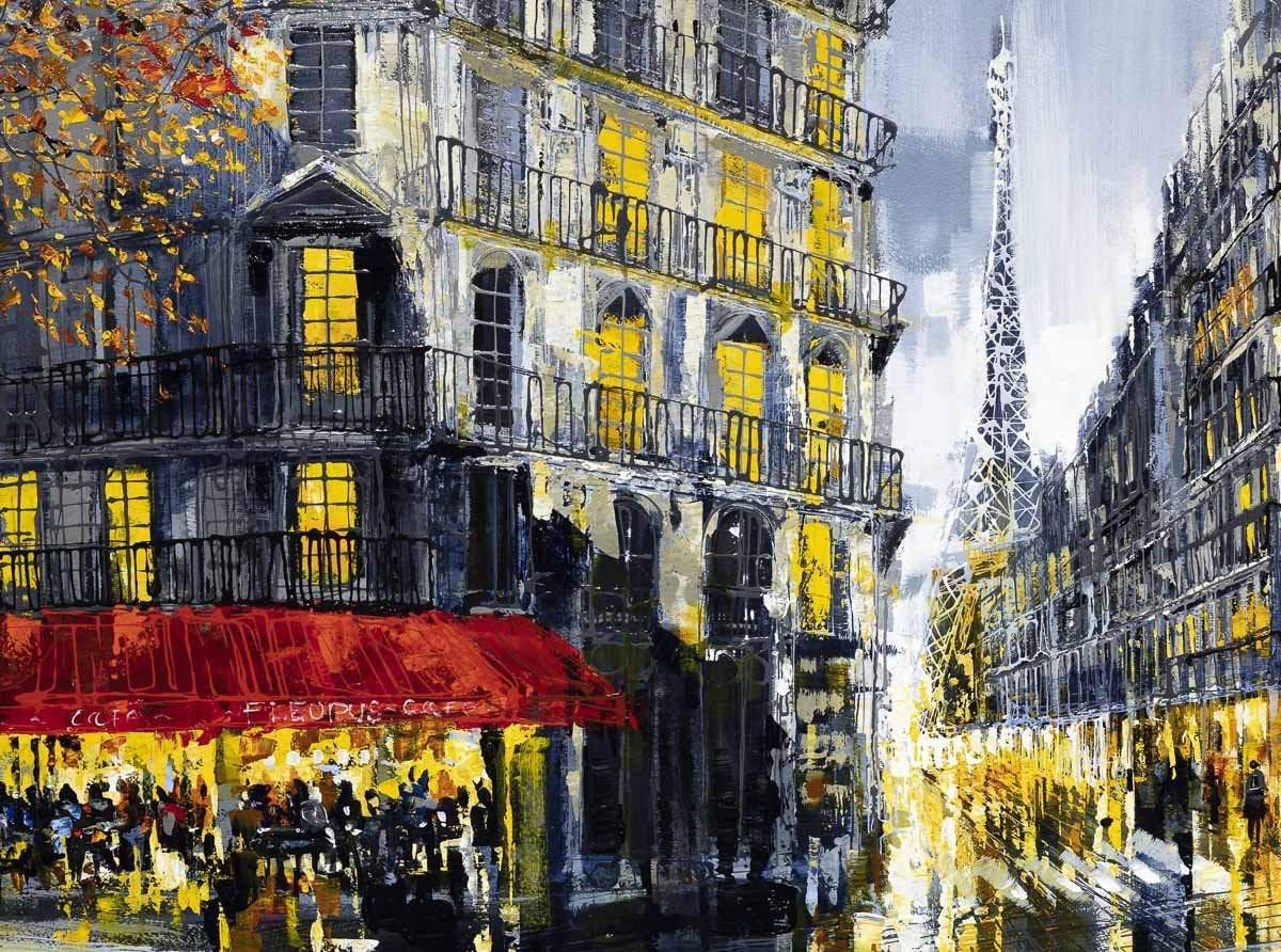 We'll Always Have Paris - Original - SOLD by artist Simon Wright - Wyecliffe Galleries