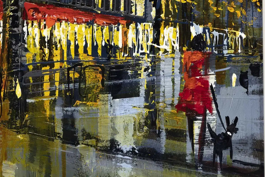 We'll Always Have Paris - Original - SOLD by artist Simon Wright - Wyecliffe Galleries