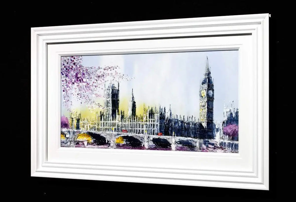 Westminster Bridge - Original - SOLD by artist Simon Wright - Wyecliffe Galleries
