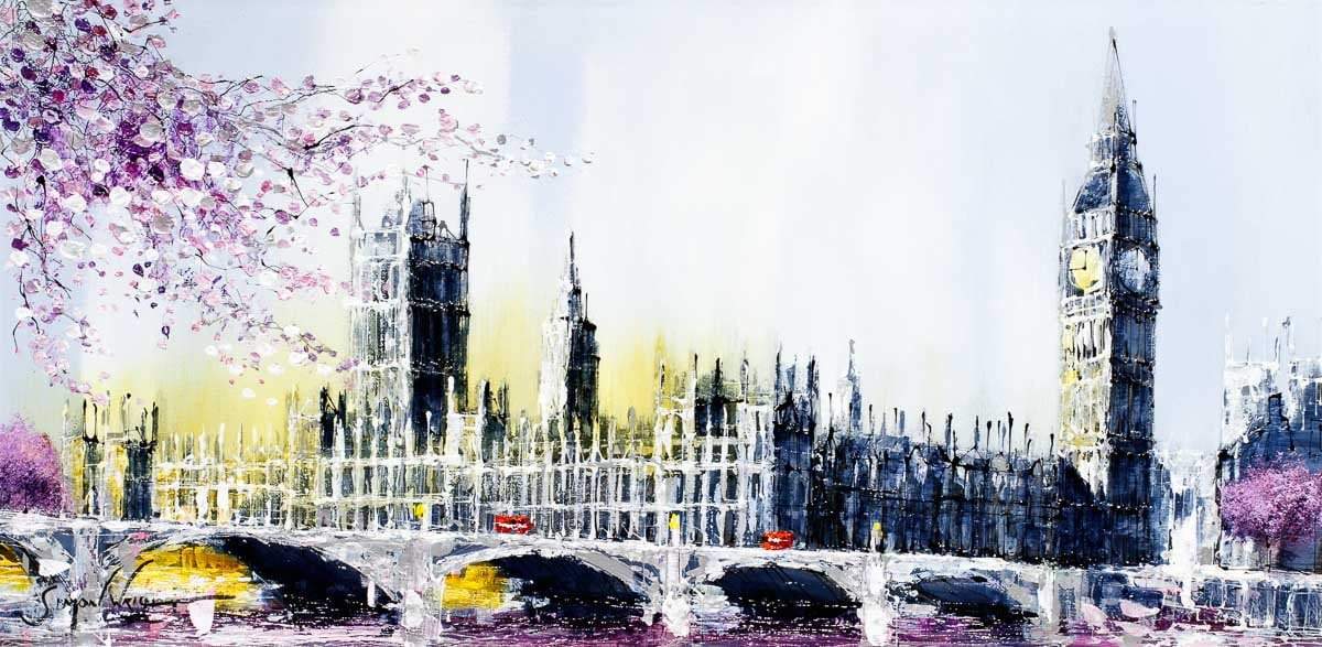Westminster Bridge - Original Simon Wright Framed