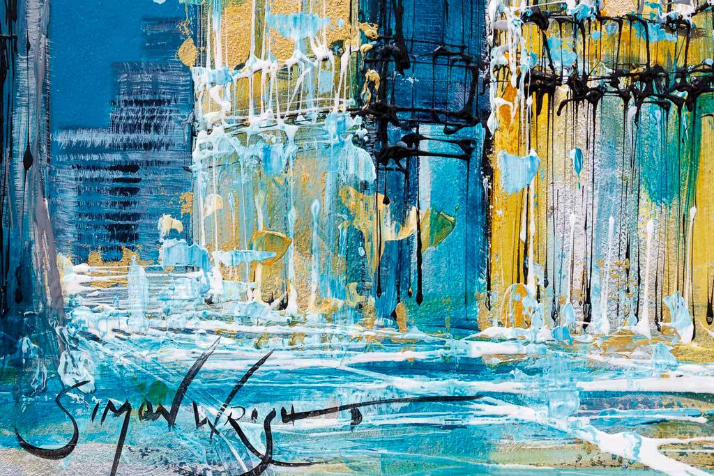 Winter At St Paul's - Original - SOLD by artist Simon Wright - Wyecliffe Galleries