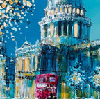 Winter At St Paul's - Original - SOLD by artist Simon Wright - Wyecliffe Galleries