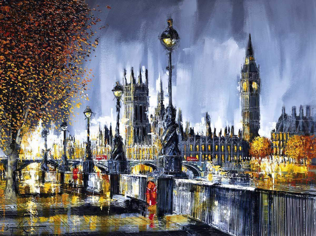 Wonders of London - Original - SOLD by artist Simon Wright - Wyecliffe Galleries