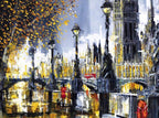 Wonders of London - Original - SOLD by artist Simon Wright - Wyecliffe Galleries