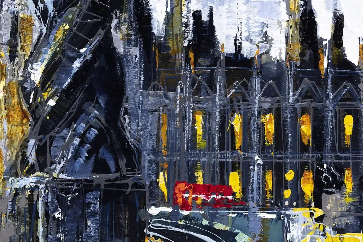 Wonders of London - Original - SOLD by artist Simon Wright - Wyecliffe Galleries