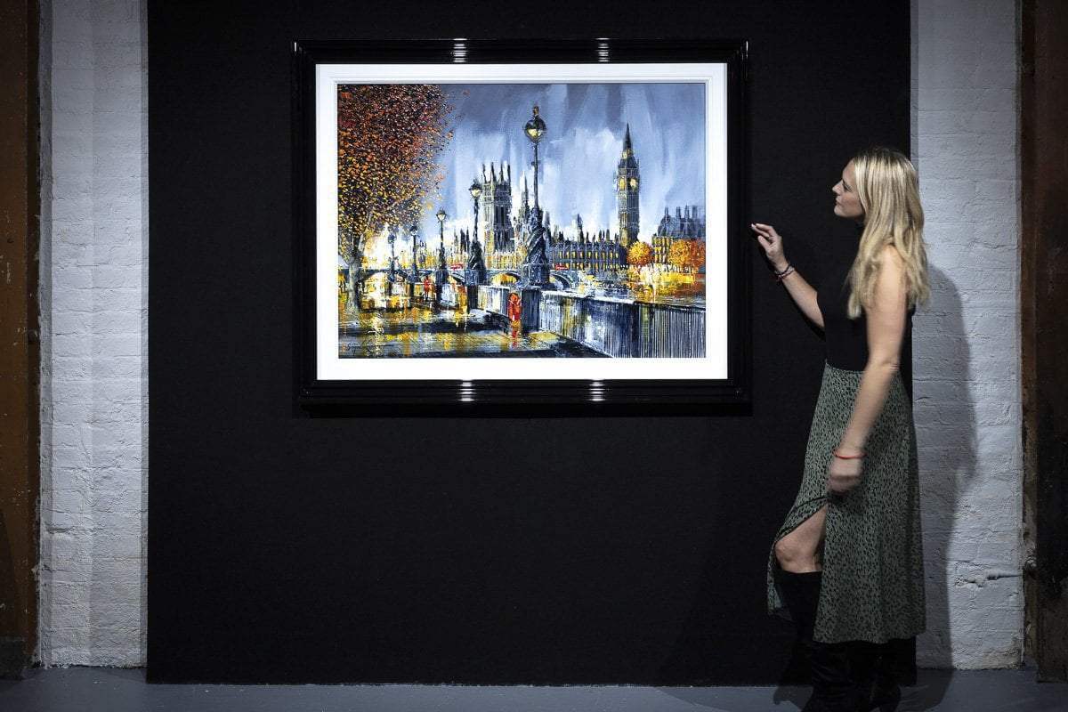 Wonders of London - Original - SOLD by artist Simon Wright - Wyecliffe Galleries