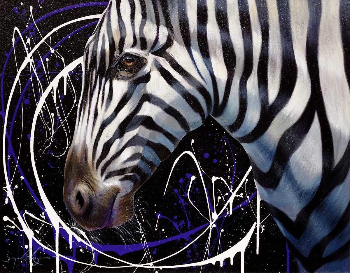 Zola - Original - SOLD by artist Simon Wright - Wyecliffe Galleries