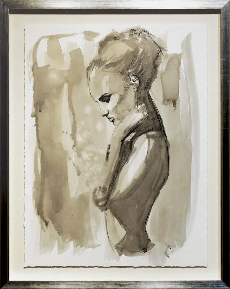In Thought - Original by artist Sophie Oliver - Wyecliffe Galleries