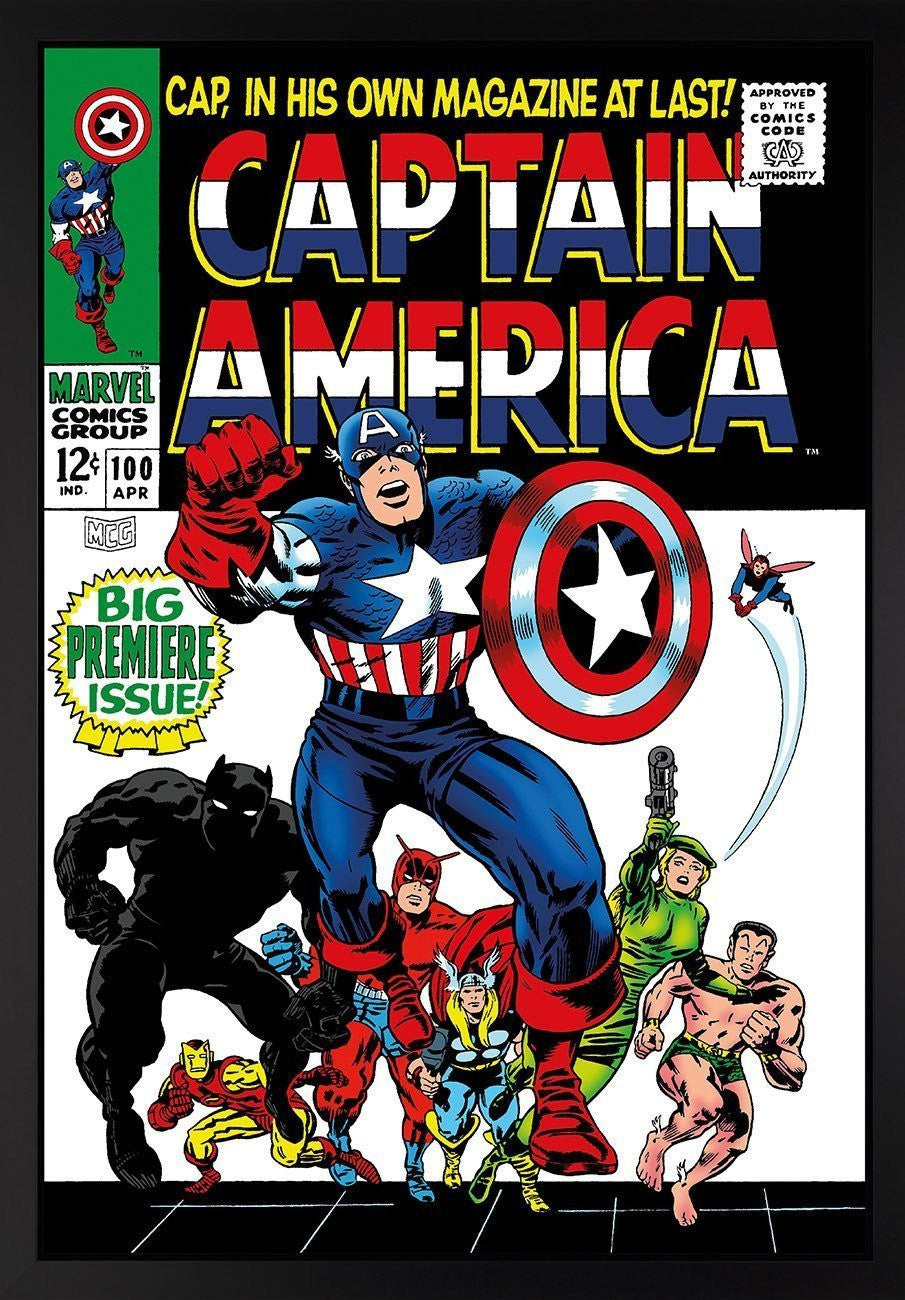 Captain America #100 - Big Premiere Issue! Stan Lee