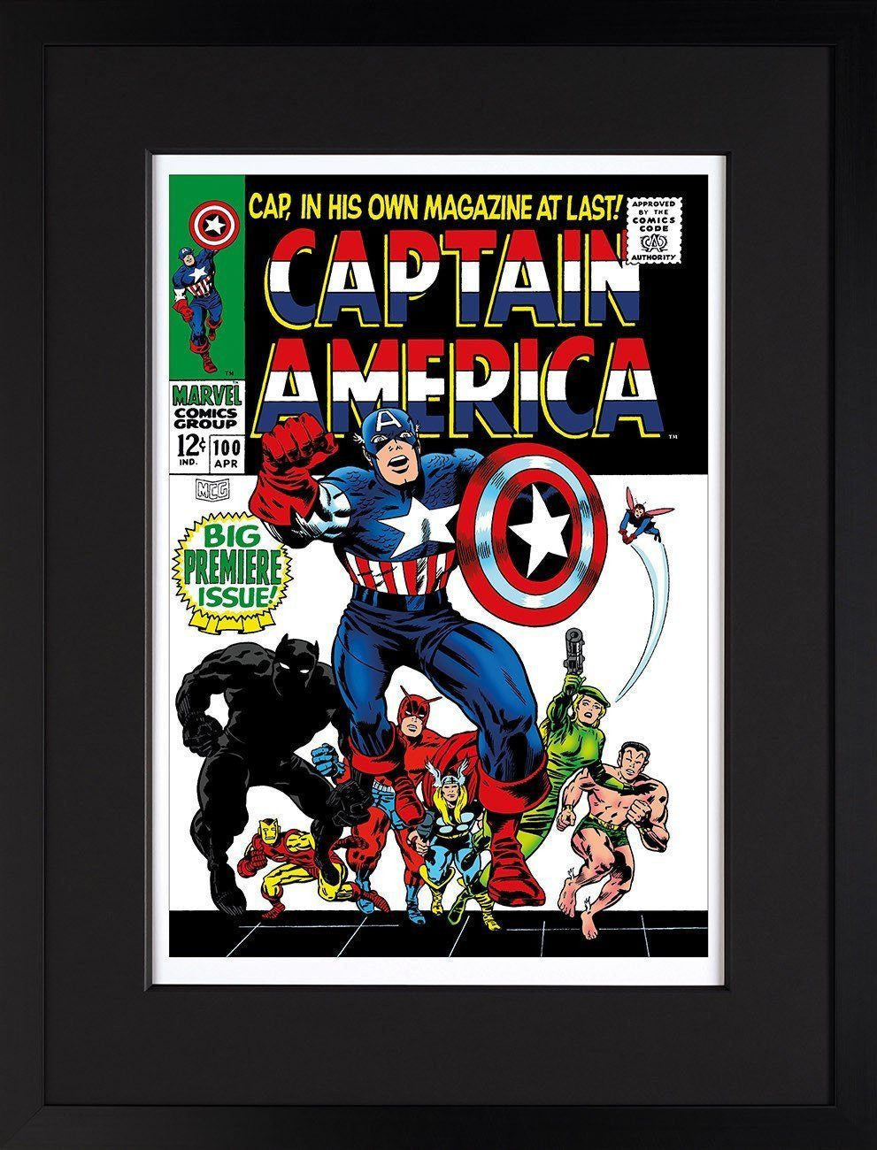 Captain America #100 - Big Premiere Issue! Stan Lee