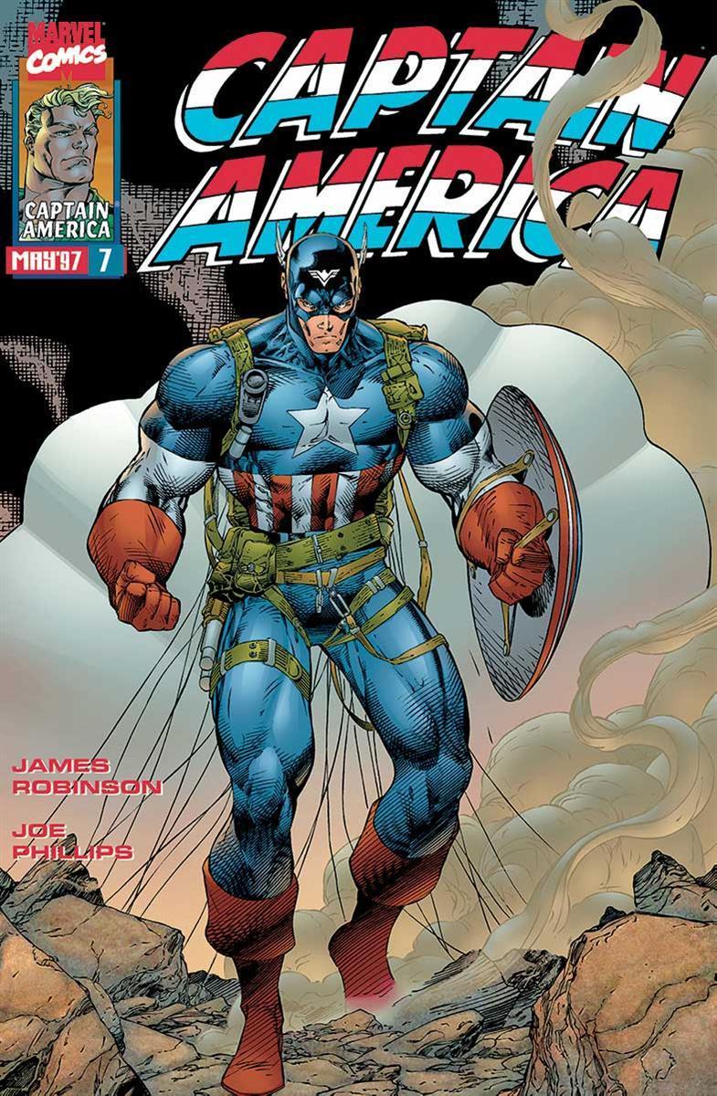 Captain America #7 Stan Lee Box Canvas