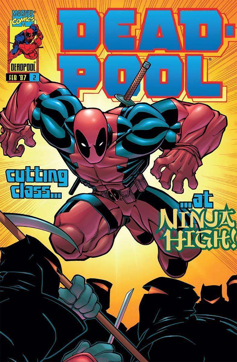 Dead-Pool #2 - Cutting Class at Ninja High! (2018) - Framed Paper Edition - SOLD by artist Stan Lee - Wyecliffe Galleries