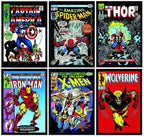 Marvel Superheroes 2015 - Set of 6 Editions - RARE SOLD by artist Stan Lee - Wyecliffe Galleries