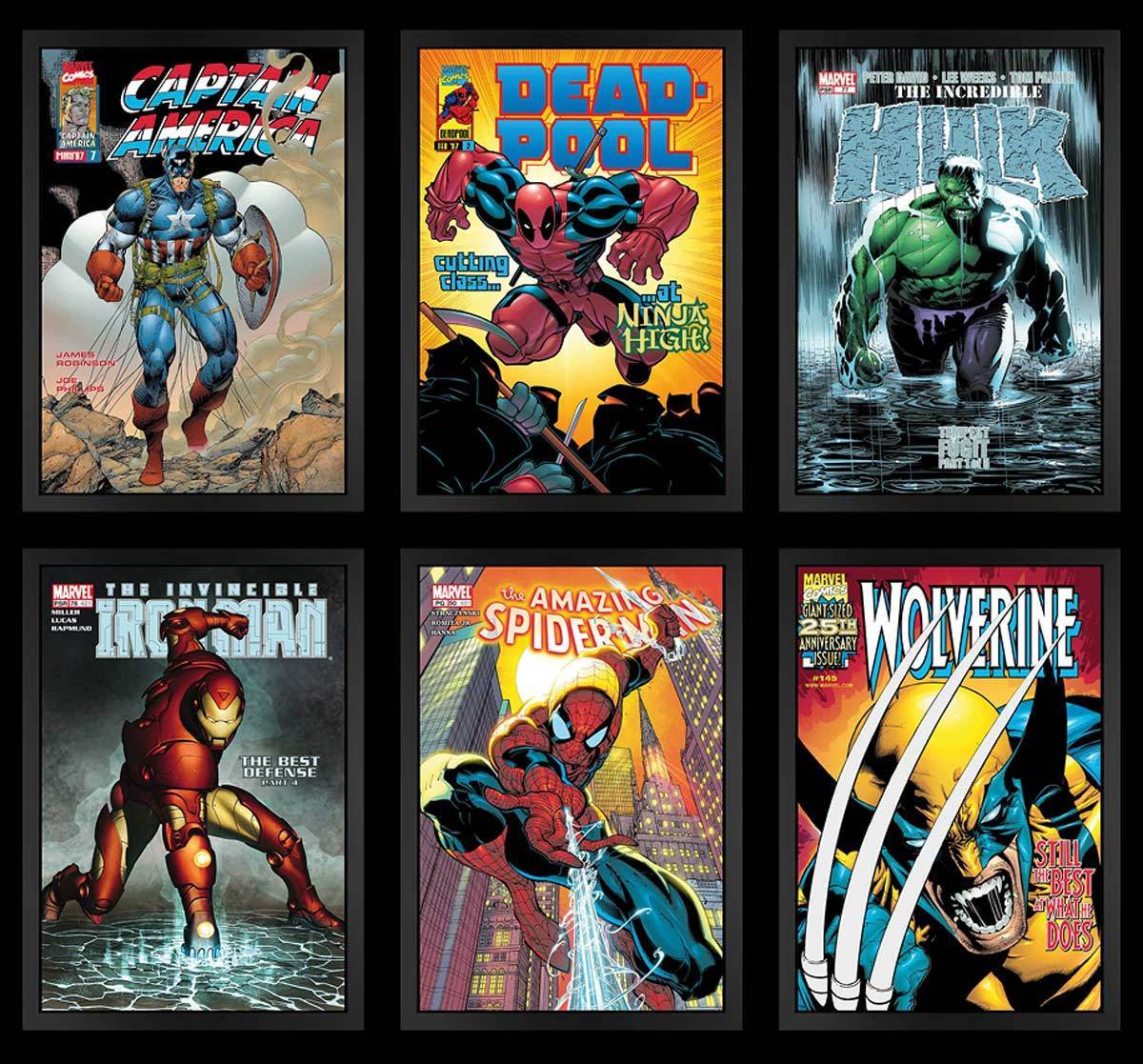 Marvel Superheroes - 2018 Set Of 6 Stan Lee