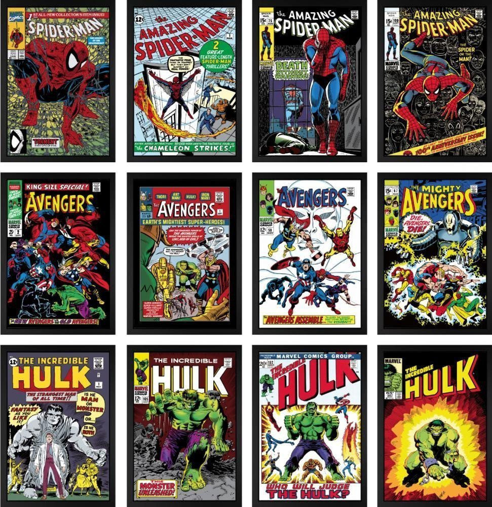 Marvel Superheroes - Set of 12 Editions - SOLD Stan Lee Marvel Superheroes - Set of 12 Editions - SOLD