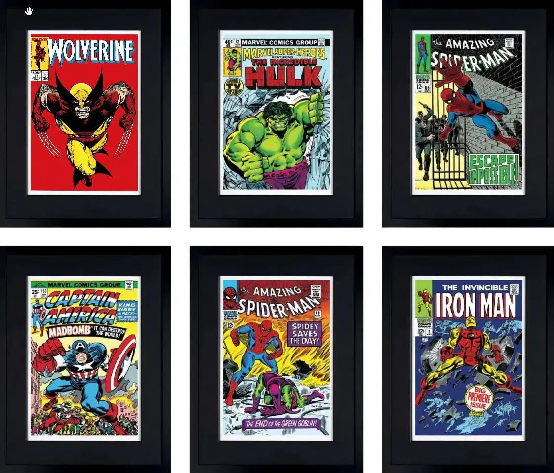 Superheroes 2016 - Part Set of 5 Editions plus Wolverine #17 by artist Stan Lee - Wyecliffe Galleries