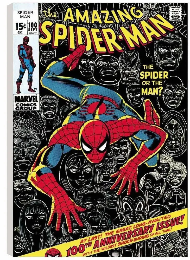 The Amazing Spider-Man #100 - The Spider Or The Man? Edition - SOLD by artist Stan Lee - Wyecliffe Galleries