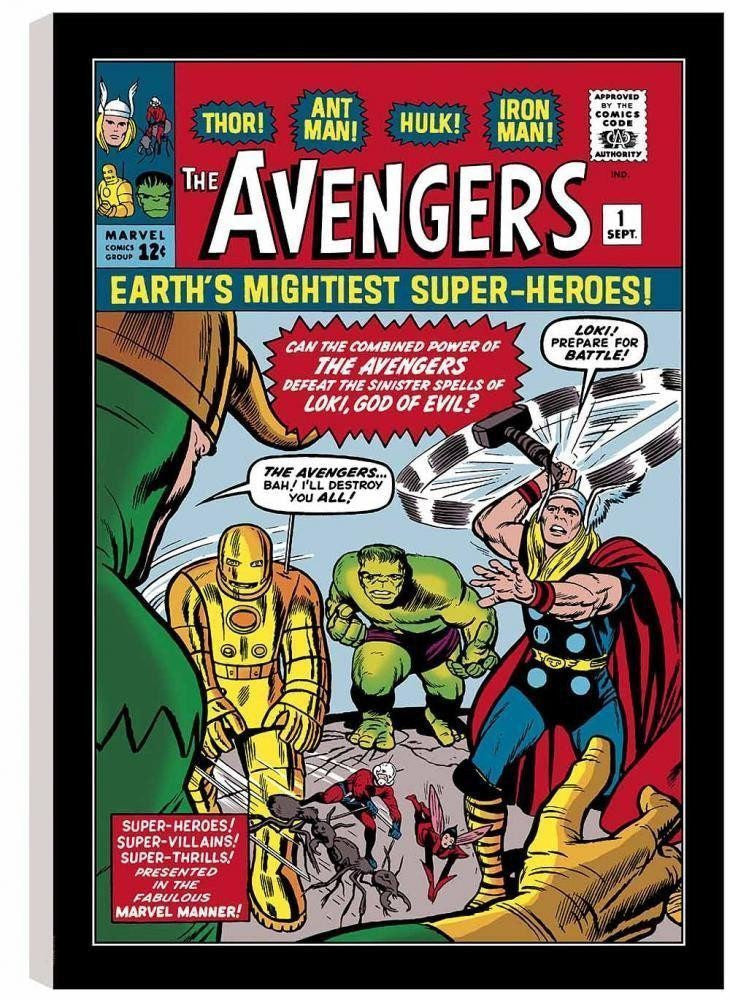 The Avengers #1 - Earth’s Mightiest Superheroes! - SOLD OUT Stan Lee Canvas Framed