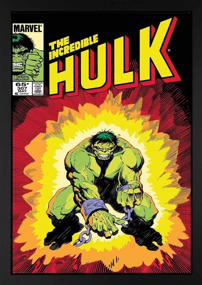 The Incredible Hulk #307 Stan Lee Paper Framed