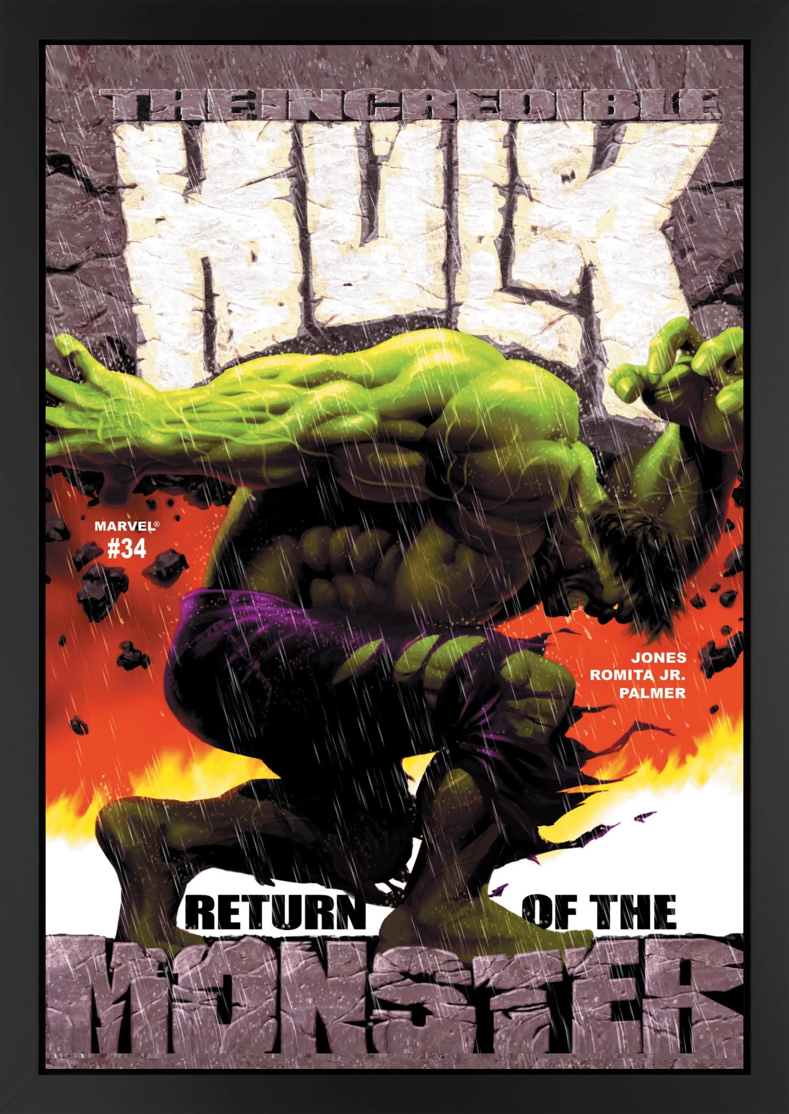 The Incredible Hulk #34 - Return of the Monster - 2017 Edition - SOLD by artist Stan Lee - Wyecliffe Galleries