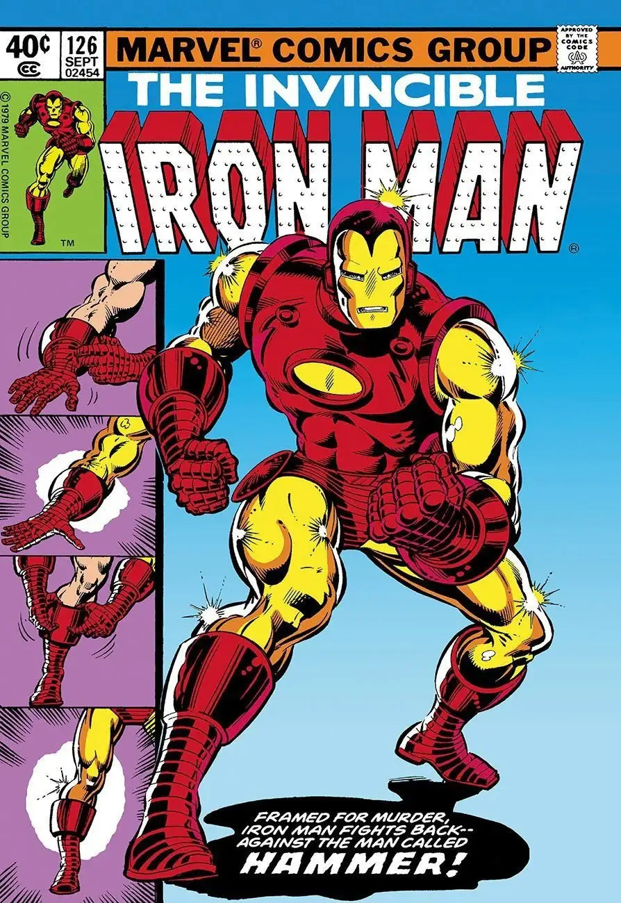 The Invincible Iron Man #126 - Iron Man Fights Back - SOLD by artist Stan Lee - Wyecliffe Galleries
