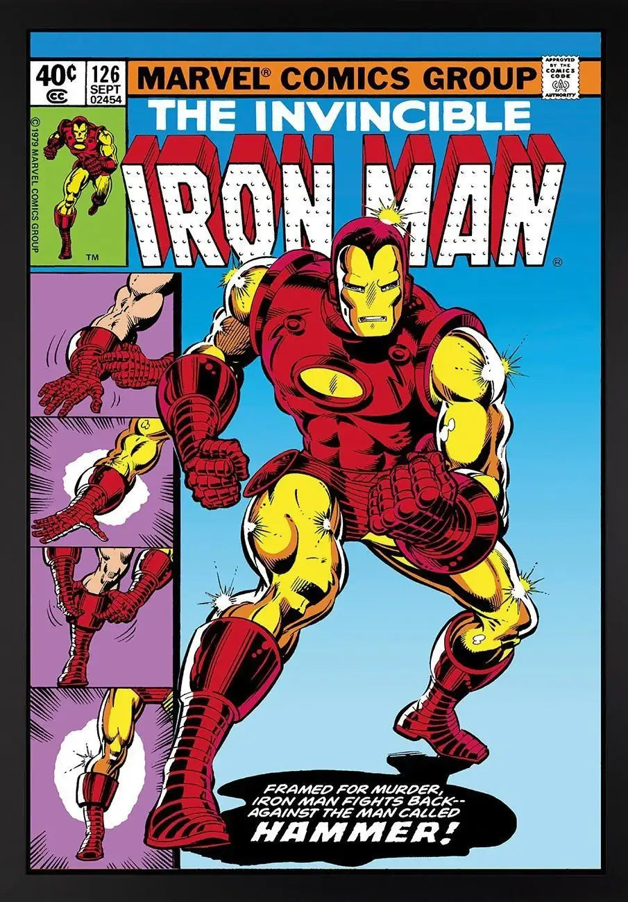 The Invincible Iron Man #126 - Iron Man Fights Back - SOLD by artist Stan Lee - Wyecliffe Galleries