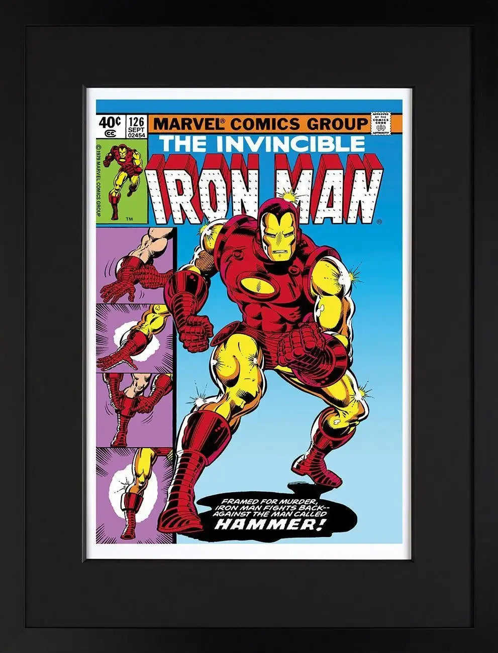 The Invincible Iron Man #126 - Iron Man Fights Back - SOLD by artist Stan Lee - Wyecliffe Galleries