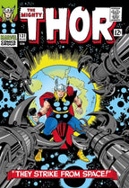 The Mighty Thor #131 - They Strike From Space! - SOLD by artist Stan Lee - Wyecliffe Galleries