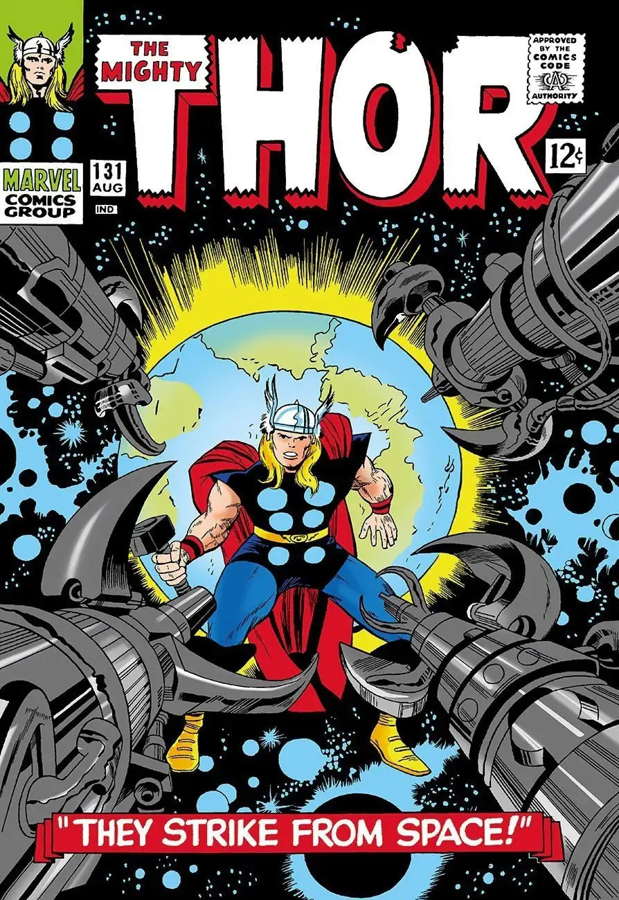 The Mighty Thor #131 - They Strike From Space! - SOLD by artist Stan Lee - Wyecliffe Galleries