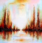 Lively Skies by artist Stephen Simpson - Wyecliffe Galleries