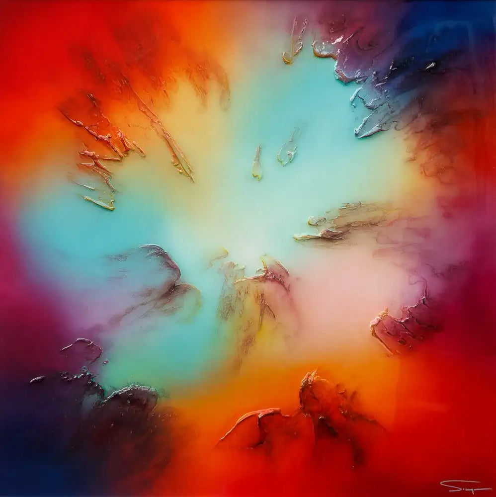 Pure Energy - Original by artist Stephen Simpson - Wyecliffe Galleries