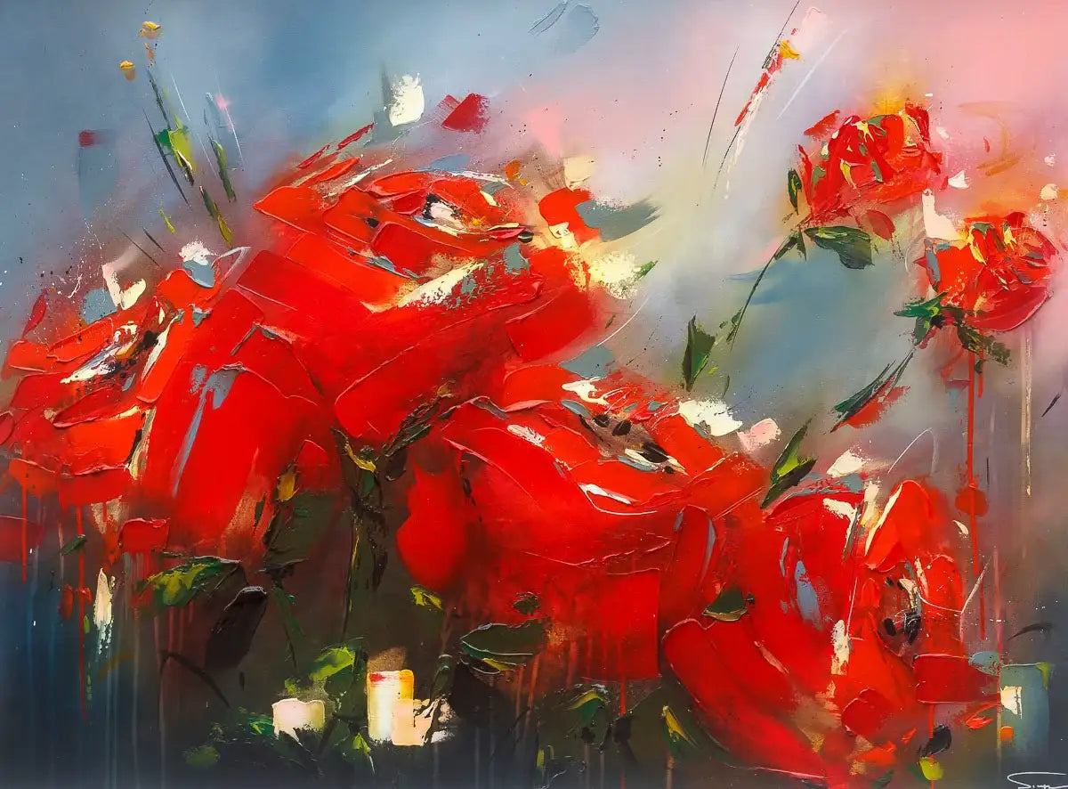 True Romance - Original by artist Stephen Simpson - Wyecliffe Galleries