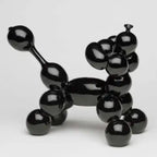 Hot Dog (Black) - Limited Edition Sculpture - SOLD OUT by artist Steve Lovatt - Wyecliffe Galleries