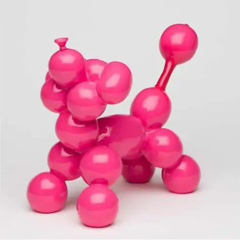 Hot Dog (Pink) - Limited Edition Sculpture - SOLD OUT by artist Steve Lovatt - Wyecliffe Galleries