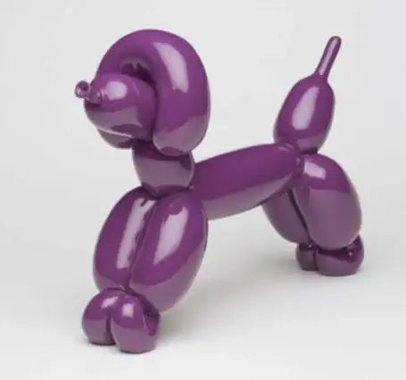 Long Dog (Purple) - Limited Edition Sculpture - SOLD by artist Steve Lovatt - Wyecliffe Galleries