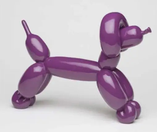 Long Dog (Purple) - Limited Edition Sculpture - SOLD by artist Steve Lovatt - Wyecliffe Galleries