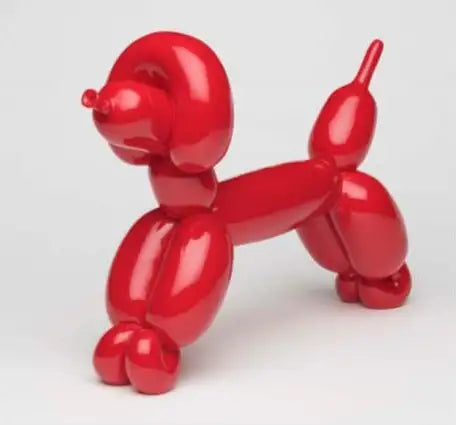 Long Dog (Red) - Limited Edition Sculpture - SOLD OUT by artist Steve Lovatt - Wyecliffe Galleries