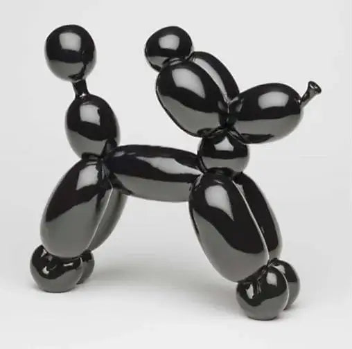 Pom Pom (Black) - Limited Edition Sculpture - SOLD OUT by artist Steve Lovatt - Wyecliffe Galleries