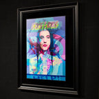 Comic Faced Chick - Unspoken Word Edition by artist Stuart McAlpine Miller - Wyecliffe Galleries