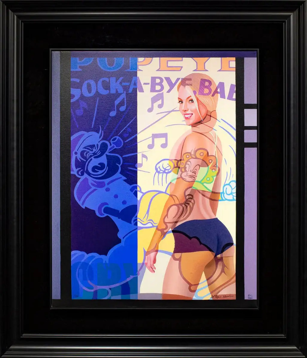 Cry Baby - Unspoken Word - Edition by artist Stuart McAlpine Miller - Wyecliffe Galleries