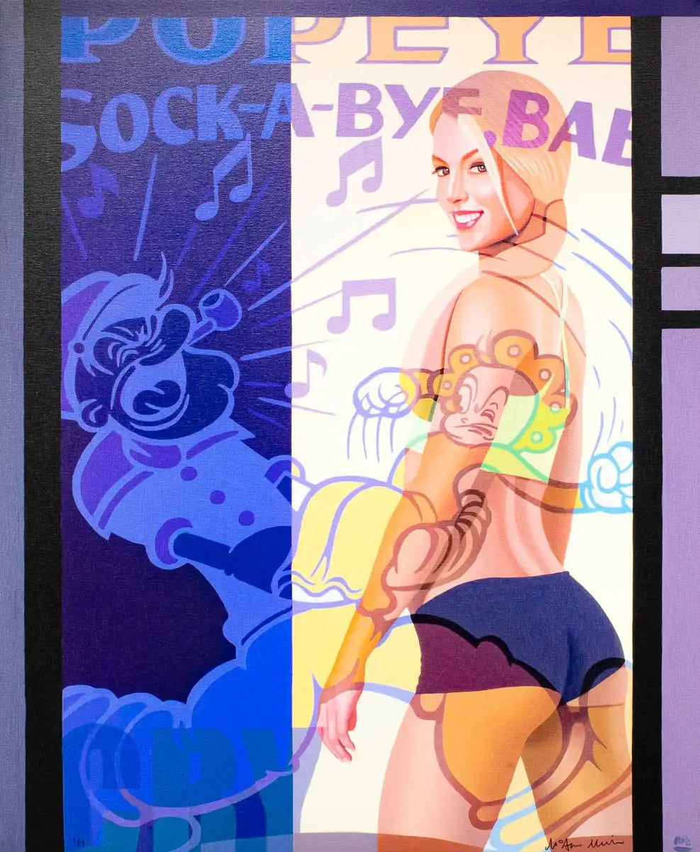 Cry Baby - Unspoken Word - Edition by artist Stuart McAlpine Miller - Wyecliffe Galleries