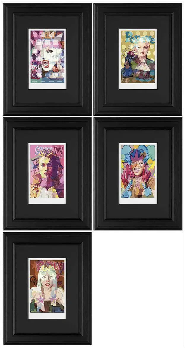 Eye Cons Collection - Paper Portfolio - SOLD OUT by artist Stuart McAlpine Miller - Wyecliffe Galleries