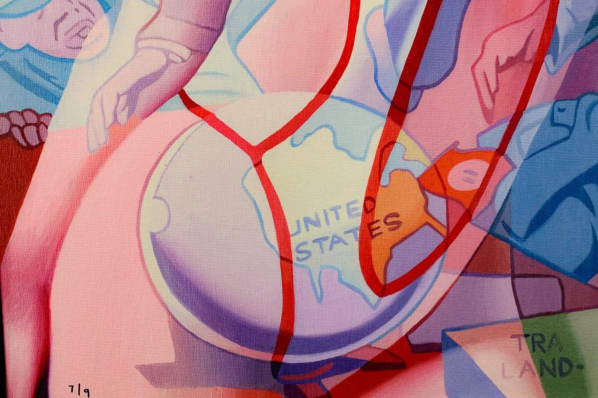 Good Against Evil - Unspoken Word - Edition by artist Stuart McAlpine Miller - Wyecliffe Galleries