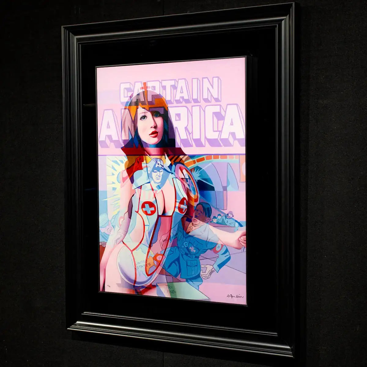 Good Against Evil - Unspoken Word - Edition by artist Stuart McAlpine Miller - Wyecliffe Galleries